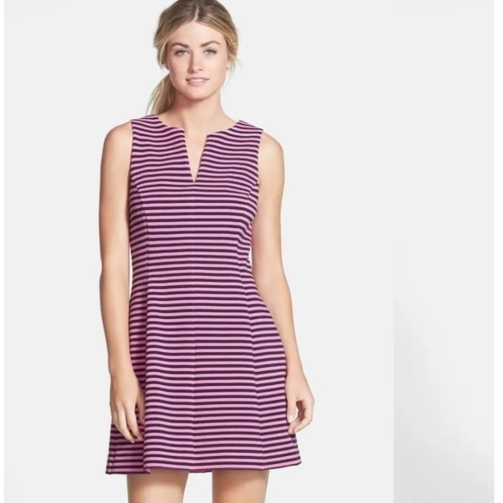 Lilly Pulitzer NWOT! Striped thick knit! Navy & hot pink!